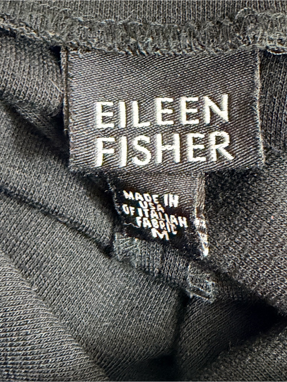Eileen Fisher Women’s Size M Pull On Wool Blend Solid Black Maxi Skirt - Picture 5 of 5